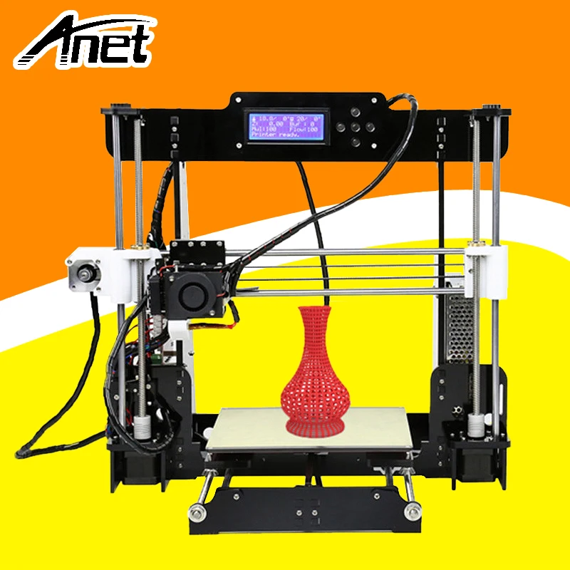 Anet A8 3D принтер высокой точности отправляется из Москвы легкая сборка DIY Kit Prusa i3