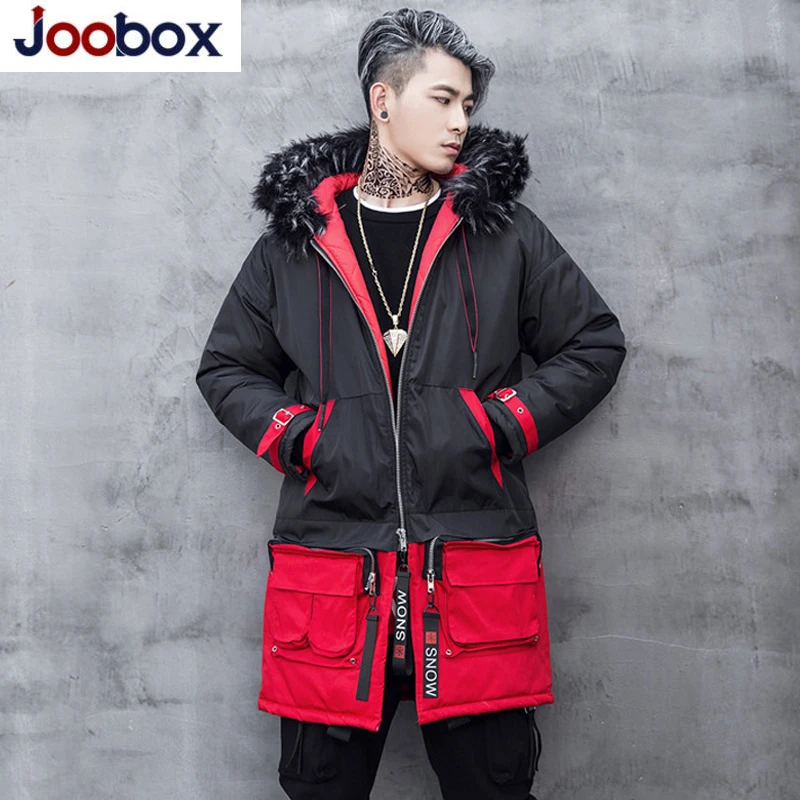 

Luxury Fashion Winter New Jacket Men Warm Coat Fashion Casual Parka Medium-Long Thickening Coat Men For Winter US Size S-XXL