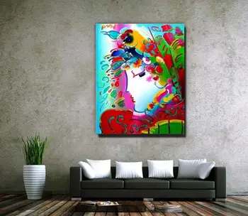 

Free shipping famous artist hand painted pop art On Canvas for wall decoration painting no frame