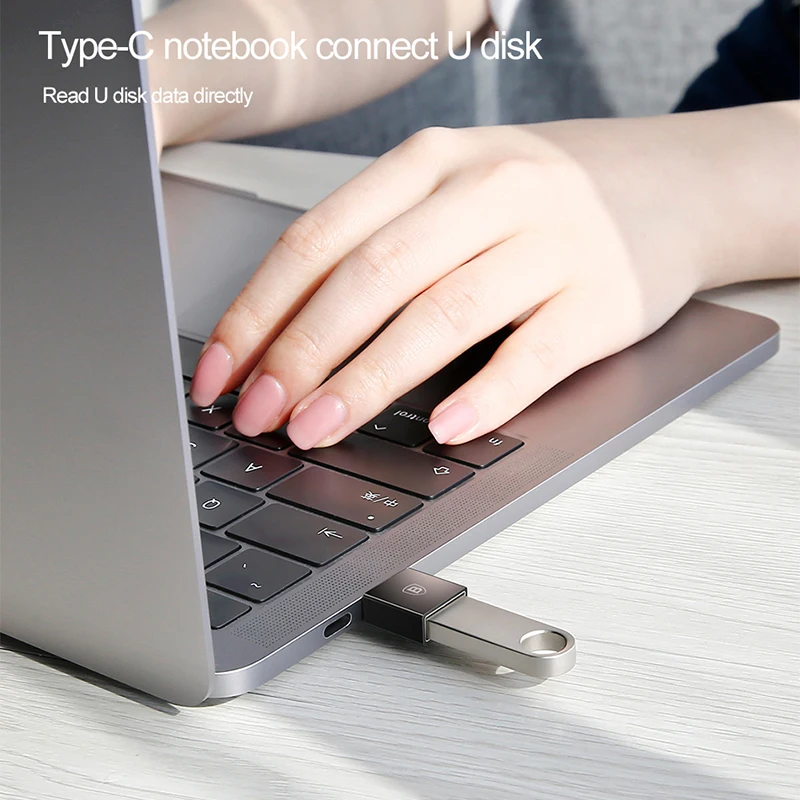 Baseus USB C OTG адаптер Type папа к Женский 3 0 конвертер для Samsung MacBook Xiaomi Huawei Nexus