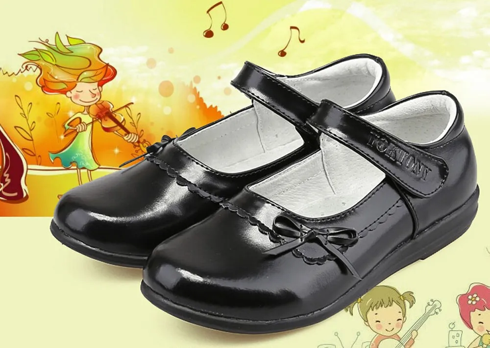Для больших мальчиков обувь черного цвета для мальчиков школьная обувь Формальные производительность ПУ поддержка свода стопы orthopetic нескользящая подошва детей свадебные туфли