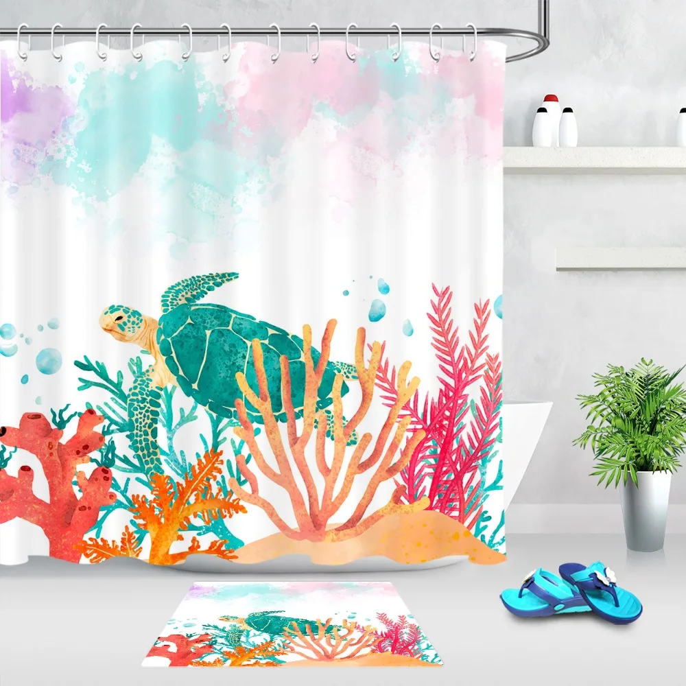Cat Air Hijau Lucu Sea Turtle Merah Pink Kuning Coral Shower Tirai Dan 12 Kait Set Anak Anak Kamar Mandi Tikar Kain Tahan Air Kain Shower Tirai Aliexpress Cat Air Hijau Lucu Sea Turtle Merah Pink Kuning Coral Shower Tirai Dan 12 Kait Set Anak Anak Kamar Mandi Tikar Kain Tahan Air Kain Shower Tirai Aliexpress