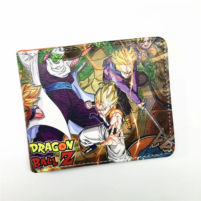 Классический Аниме Dragon Ball Z кошелек молодых мужчин и женщин Короткие Кошельки для студентов японский мультфильм комикс кошелек доллар - Цвет: DB 002