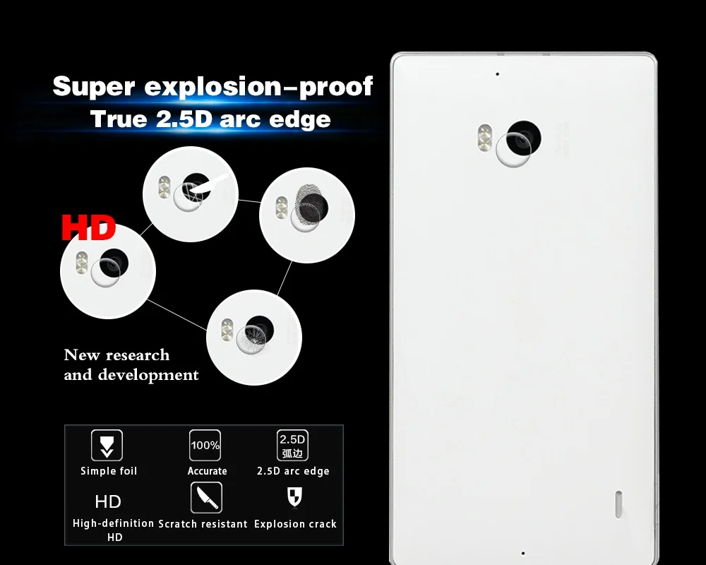 Защитная пленка из закаленного стекла для задней камеры NOKIA Lumia 930 RM 1045 1087