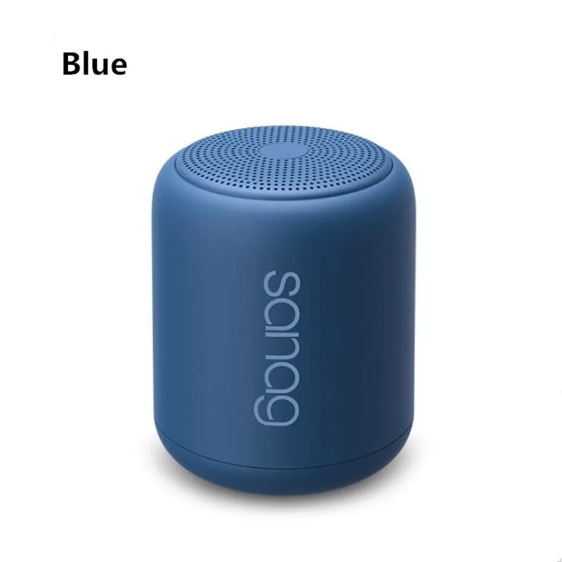 Экстра бас портативный Bluetooth динамик IPX5 Водонепроницаемый двойной драйверы микрофон TF/AUX/USB динамик s беспроводной для телефона ТВ открытый подарок - Цвет: Синий