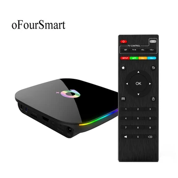 

oFourSmart Smart TV Box Android 9.0 4G 32G /4G 64G Internet Set Top Box Allwinner H6 Q Plus Smart Media Player set top box