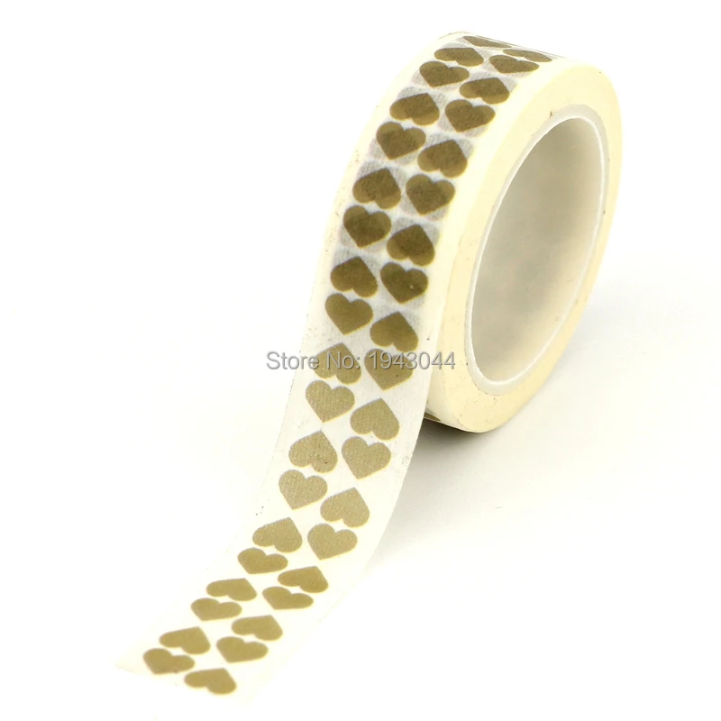 2PCS/lot Heart Washi Tape Paper Masking Tape Adhesive Tapes Sticker