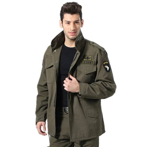 jaqueta estilo militar airborne