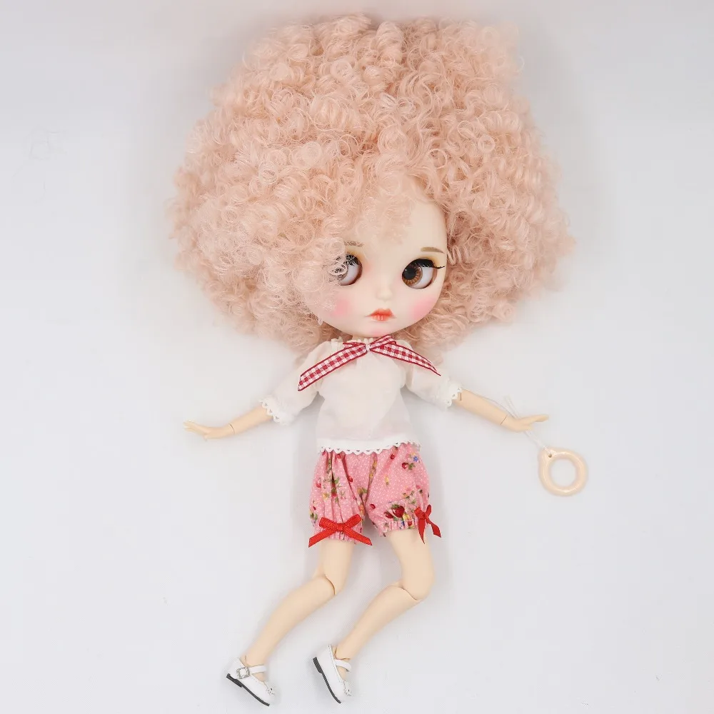 Ruby – Premium Custom Neo Blythe Doll with Pink Hair, White Skin & Matte Pouty Face 5