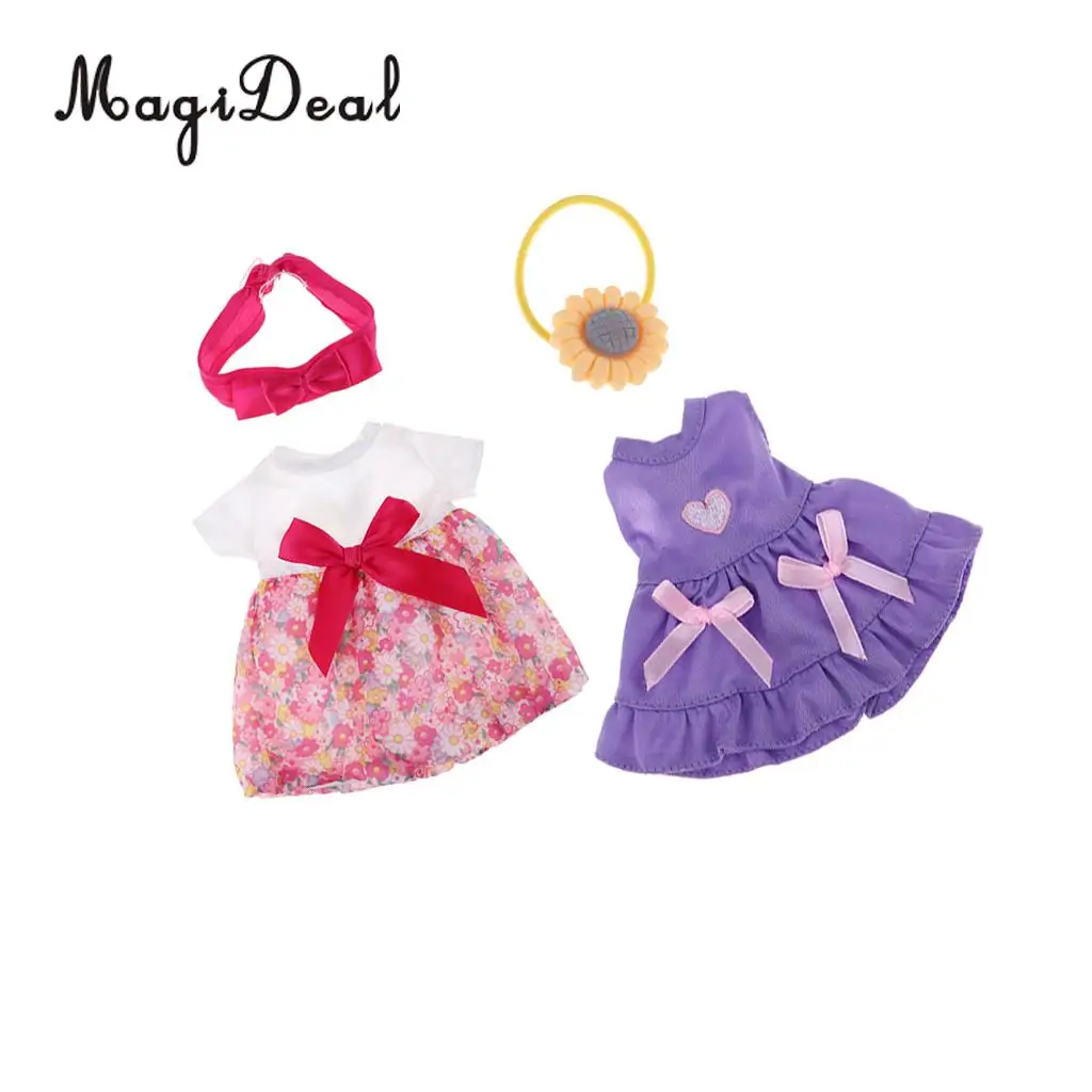 2pcs Handmade Fashion Dress Clothes Accessories for 25cm Mellchan Girl Dolls Accessories