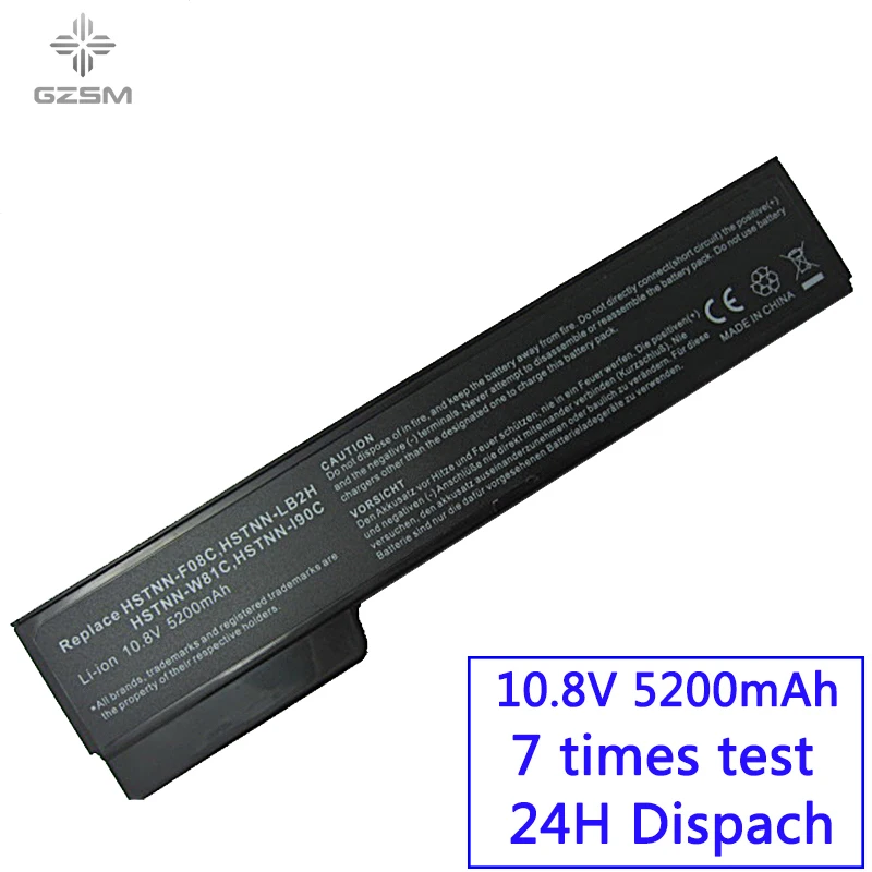 GZSM ноутбук Батарея 8460 P для hp 8470 8560 W 8570 6460B 6470B 6560B 6570B 6360B 6465B 6475B 6565B Батарея|battery for