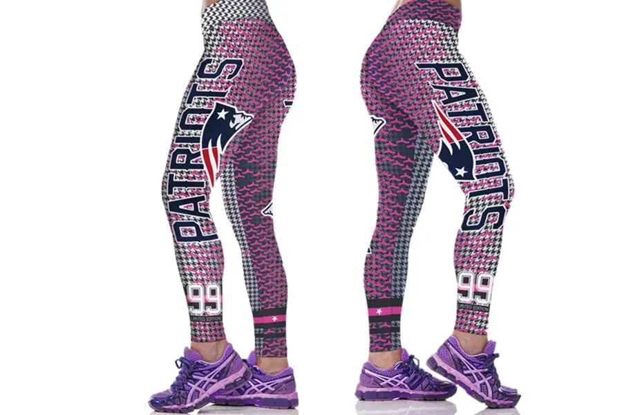 Fashion Active NFL Print Women's Sports Leggings