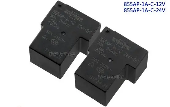 

4pcs Relay 855AP-1A-C-12VDC 855AP-1A-C-24VDC 250V 30A relay 4 pin relay 12V/24V relay instead G8P-1A4P