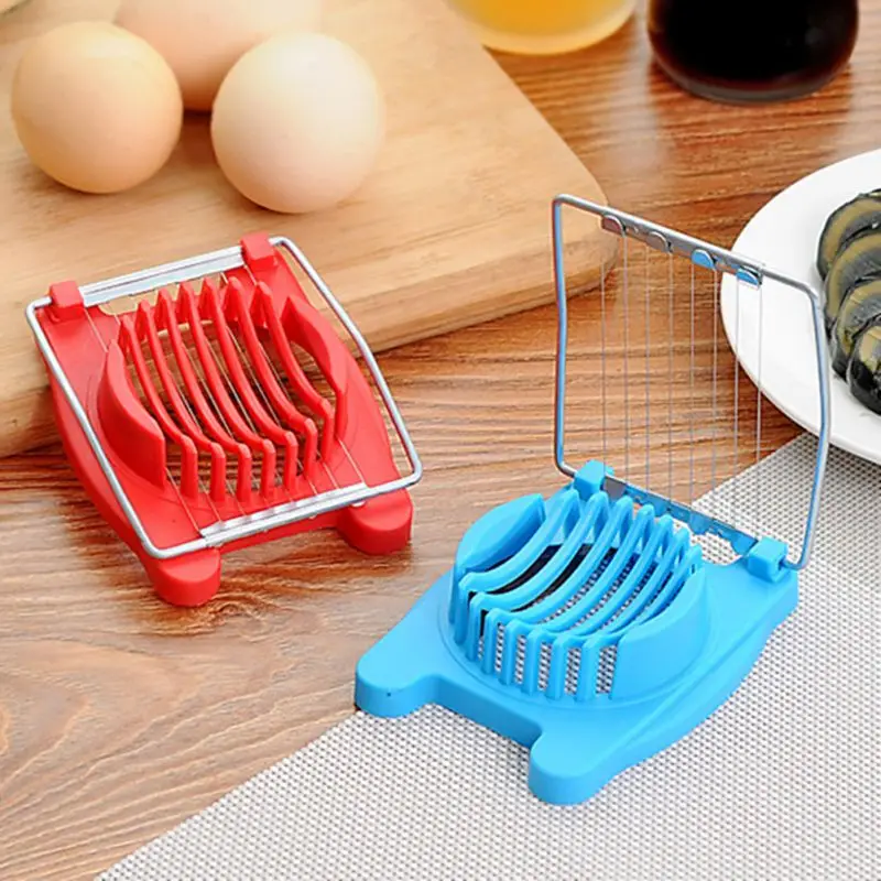 Hot Sale Cooking Tools 2in1 Cut Multifunction Kitchen Egg Slicer Section Cutter Mold Flower Edges Gadgets Tools Ferramentas