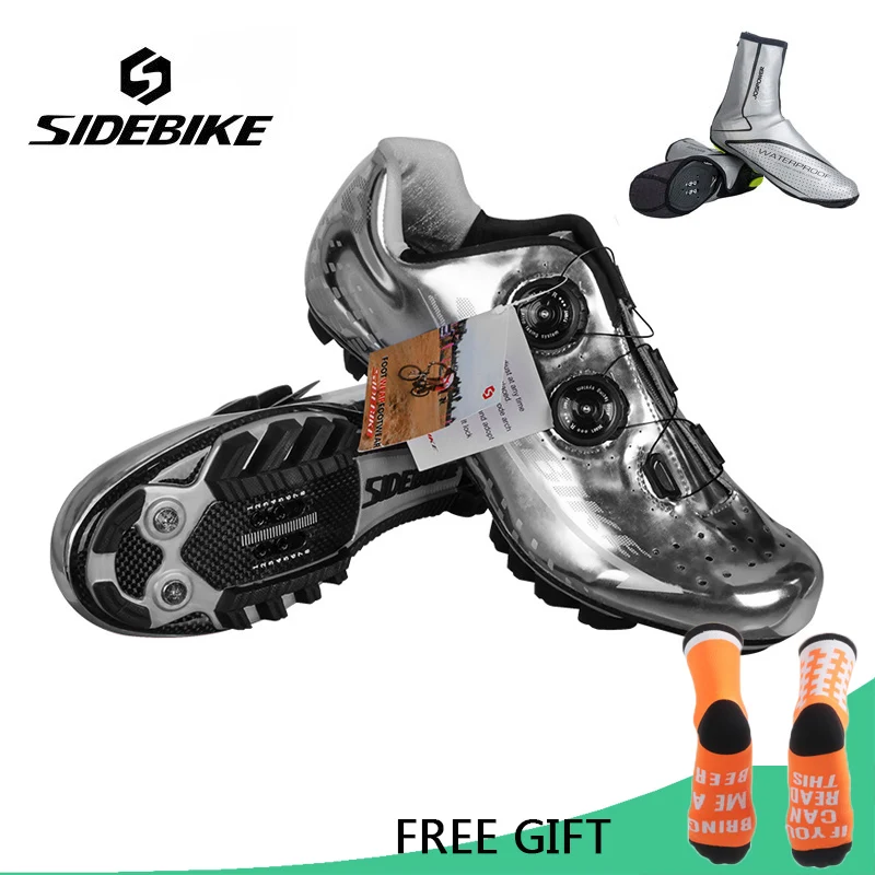 

Sidebike Carbon Cycling Shoes MTB Men Racing Professional Althletic Bicycle Shoes Self Lock Breathable Non Slip Bike Shoes