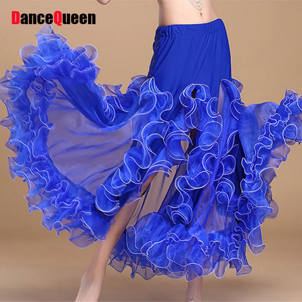 2018 Long Gypsy Skirts Bellydance Skirt Cheap Belly Dance Costume