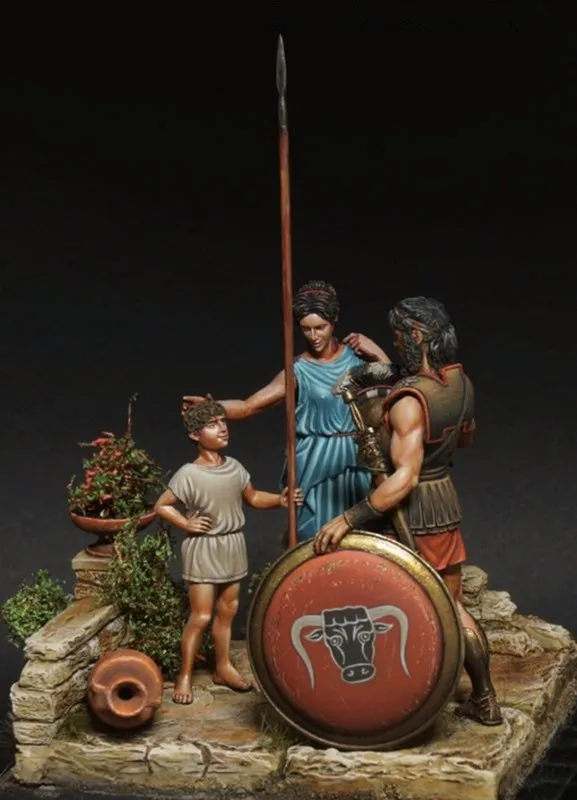 

1:32 Resin Figure Model Kit Unassambled Unpainted //G436(3 FIGURES WITH BASE)