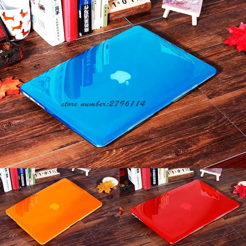 New Matte/Crystal Hard Case for Apple macbook Air Pro Retina 11 12 13 15 Laptop Bag Shell for Mac book 13.3 inch