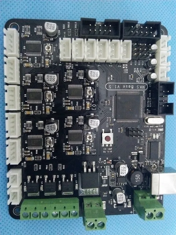 Free shipping 3D Printer TOUCH MKS BASE V1 5 compatible Mega2560 RAMPS1 4 combo control board