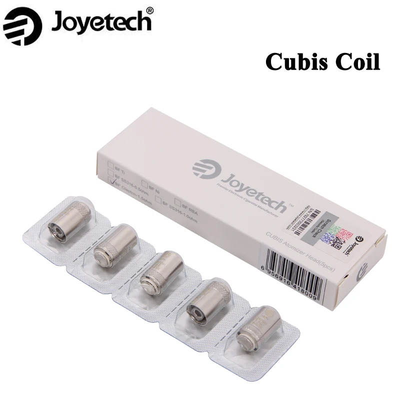 bilder für 5 Teile/los Joyetech Cubis Spule BF SS316 Ersatzspulenkopf ohm 0.6ohm 1.0ohm Clapton 1.5ohm Tank Spule für Cubis Zerstäuber bilder für 5 Teile/los Joyetech Cubis Spule BF SS316 Ersatzspulenkopf ohm 0.6ohm 1.0ohm Clapton 1.5ohm Tank Spule für Cubis Zerstäuber