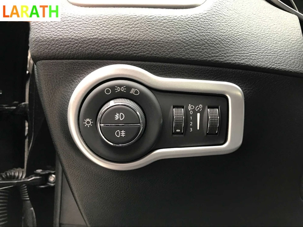 Подходит для Jeep Compass 2017 2018 второго поколения ABS Матовый карбоновый автомобиль