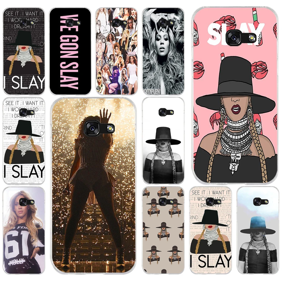 94AQ I Slay Beyonce Soft Silicone Tpu Cover phone Case for Samsung galaxy a3 a5 2016 2017 a6 A8 2018 | Мобильные телефоны и