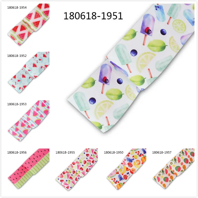 

10yards - different size - Watermelon pattern ribbon-Summer/Fruit/Watermelon printed grosgrain ribbon/satin ribbon