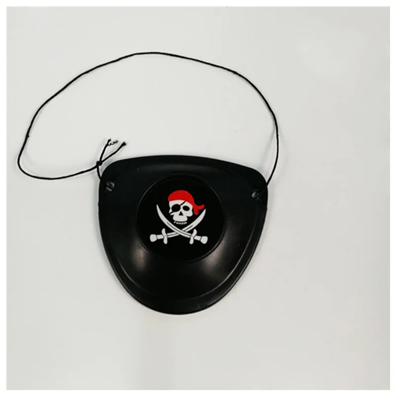 Caribbean пиратский пистолет Пиратский крюк повязка на глаза маскарадные аксессуары вечерние украшения для Хэллоуина детские игрушки подарок 27 июня - Цвет: Pirate eye patch