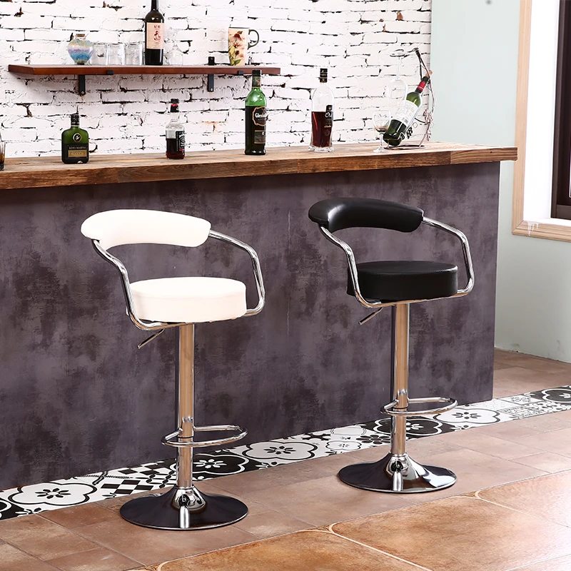 15%Bar chair lift chair modern minimalist back bar chair home bar stool rotating front desk high foot cashier stool 15%Bar chair lift chair modern minimalist back bar chair home bar stool rotating front desk high foot cashier stool