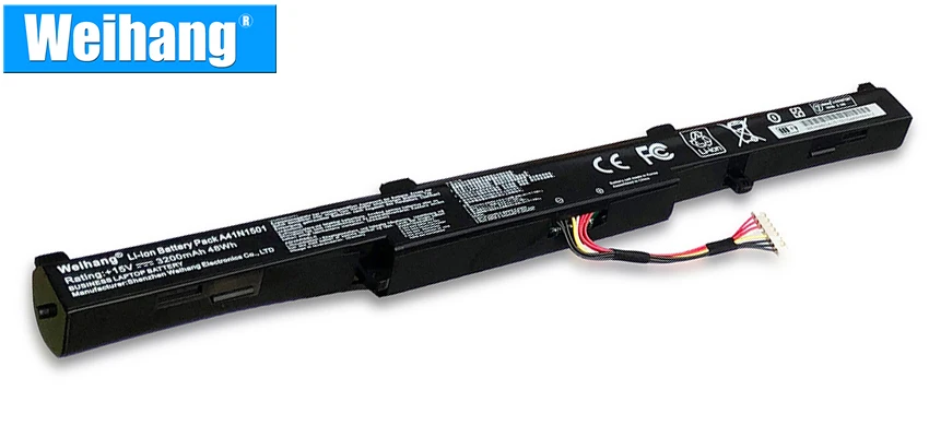 Bateria Weihang para ASUS, A41N1501, GL752JW, GL752,