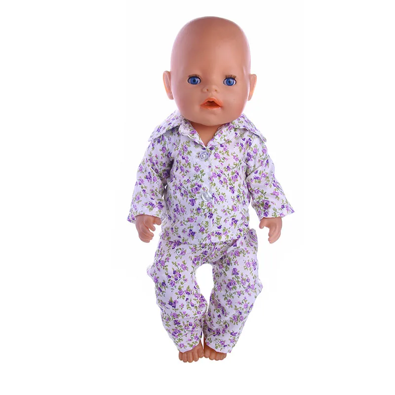 Pajamas Doll Clothes Fit 18 Inch Doll Our Generation And Journey Doll Etc For Chrid Christmas Gift N1381 Doll Clothes American Girlpajama Dolls Aliexpress