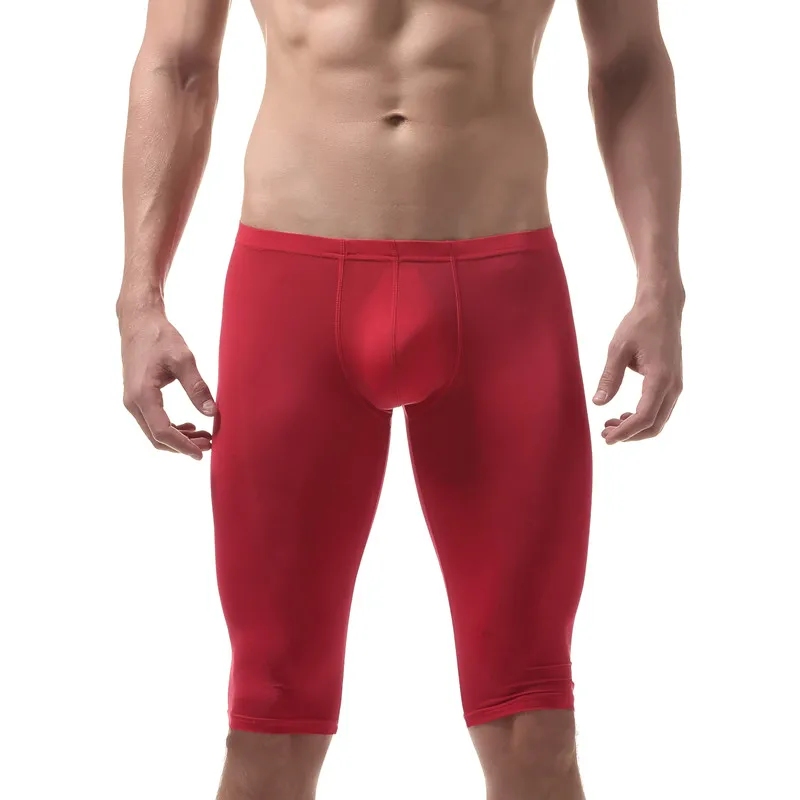 LiberLiberty Мужские штаны для йоги для похудения шорты суперкнига полупрозрачная одежда для фитнеса беговые колготки Спортивная одежда для мужчин - Цвет: Red