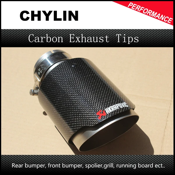 

2017 NEW Glossy Matte Akrapovic exhaust car carbon Exhaust Tip car-styling exhaust pipe muffler tip carbon fiber exhaust tip