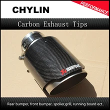 2017 NEW Glossy Matte Akrapovic exhaust car carbon Exhaust Tip car-styling exhaust pipe muffler tip carbon fiber exhaust tip