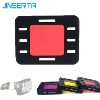 

JINSERTA Dive Filter Yellow Red Magenta for Sony AS50 Underwater Diving Lens Cover for Sony HDR AS50R AS300 AS300R FDR X3000R