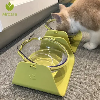 

1pcs 15 Degree Adjustable Pet Feeder Bowl Dog Cat Adjustable feed bowl Waterer Feeding Food Pet Dog Dish Feeders Tableware