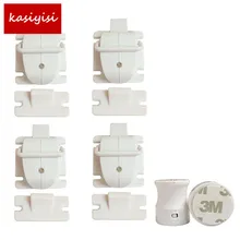 Новые деньги Невидимый детский магнитный замок 4 в одном магнитный замок Многофункциональный защитный замок для детей