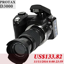 PROTAX D3000 16MP HD Half-DSLR Professional Digital Cameras with 21x Telephoto & Wide Angle Lens Cameras Macro HD Cameras