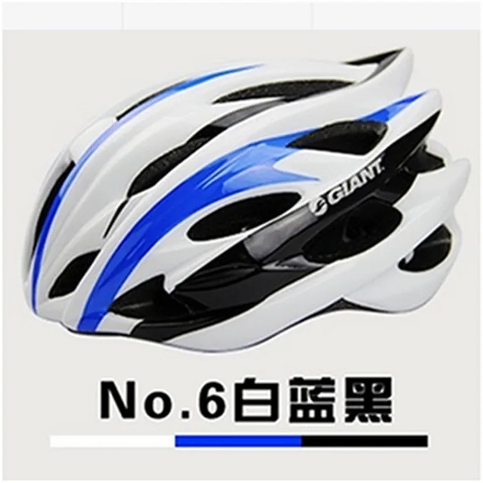 White-Blue Free Shipping New Mountain Bike Bicycle Road Cycling Riding 24 Holes To Adjust Of One-Piece Helmet/ Sports - Цена: 