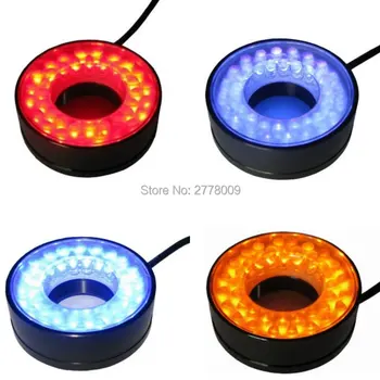 

Rotating Adjustable Brightness LED Light Inside Microscope Ring Light White Blue Red Yellow Violet Light