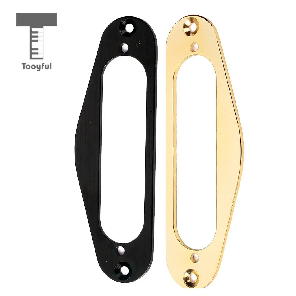 Tooyful 2Pcs/Set Electric Guitar Neck Pickup Frame Ring Surround for Tele TL