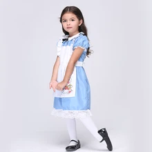 Direct Selling Girls Alice In Wonderland Movie Role Play Disguise Cosplay Party Performance Halloween Fancy Dress