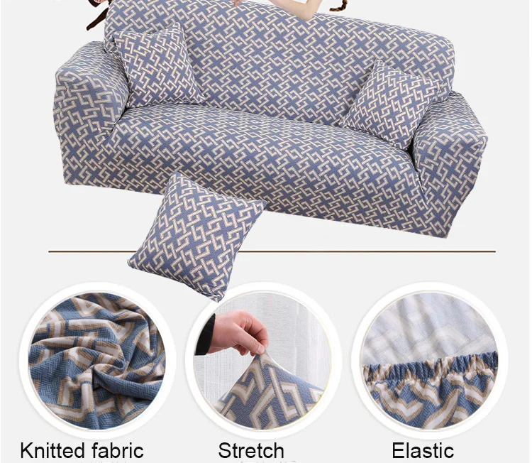 Современный диван-кровать спандекс полиэстер с цветочным принтом 1/2/3/4 местный крышка чехол Гостиная протектор мебели