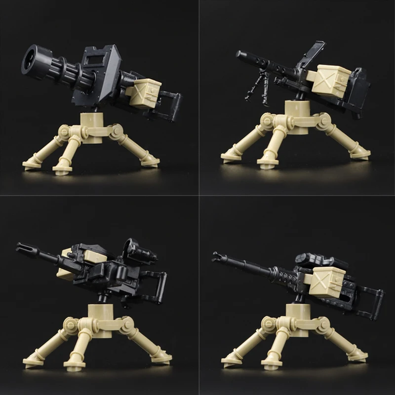 4 шт./компл. военное оружие Gatling M2 авиационные пулеметы MK19 вторая мировая команда