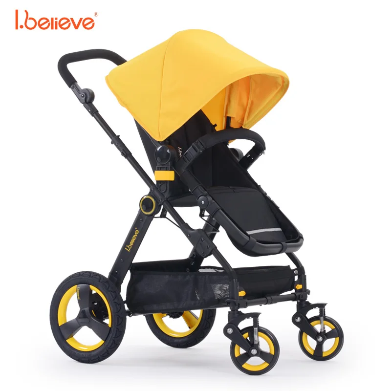 

I.believe Baby Stroller B-S207 Aurora Natural rubber four-wheel shock absorbers Sit&Lie in 1 SGS certification