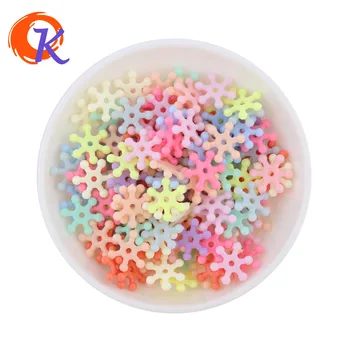 

Pastel Color Mix Lot 16*14MM 2000PCS Chunky Snowflake Beads Spring Color Middle Holes For Children DIY Material Style