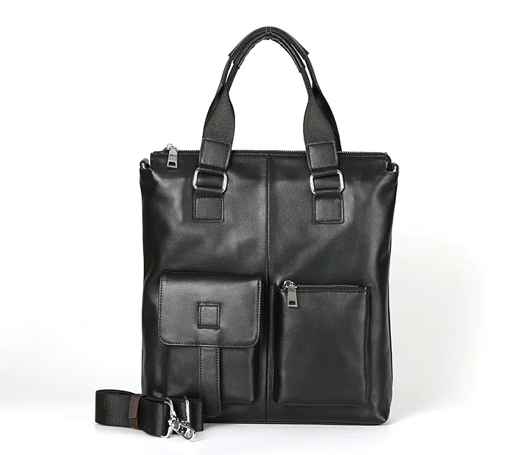 Мужские сумки бизнес-Документ сумка на плечо первый слой кожаная сумка через плечо мужская черная сумка из натуральной кожи Портативная