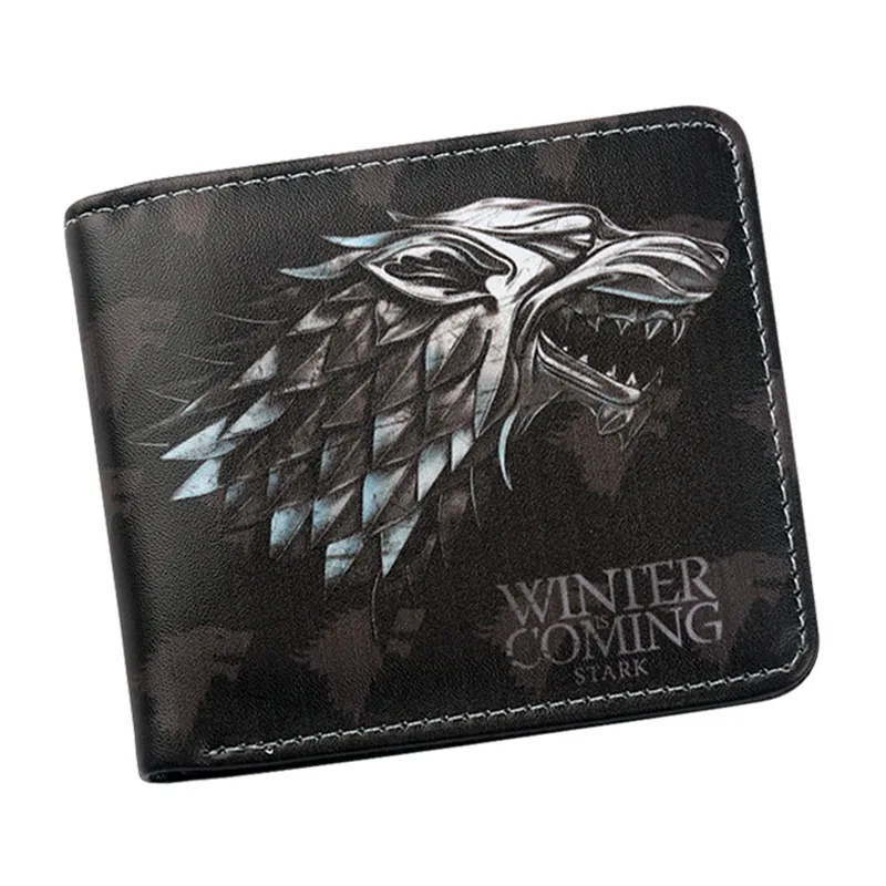 

Game of Thrones Wallets Series Logo Bi Fold Purse Slim wallet with Coin pocket