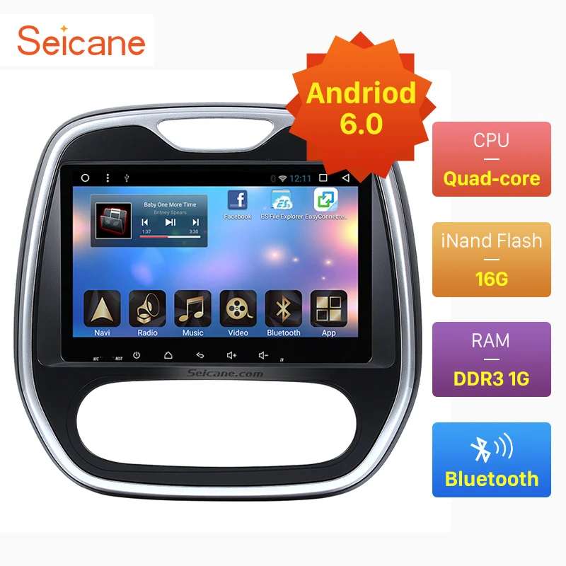Seicane Aftermarket GPS Navigation System Android 6.0 for 2014 2015