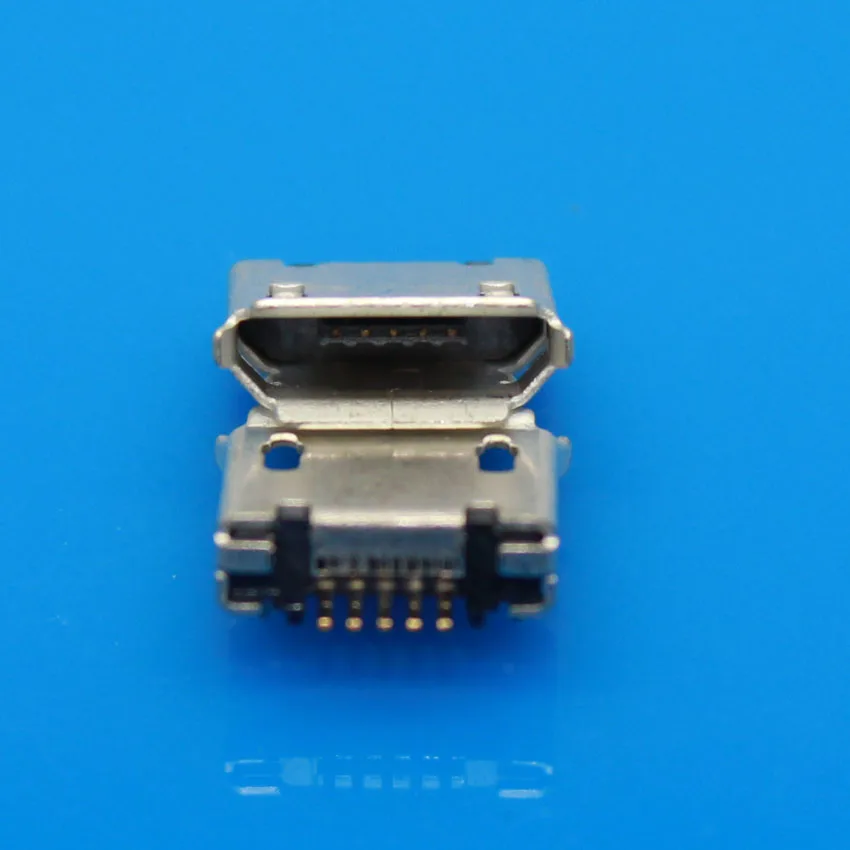 JCD 20 шт./лот 5 контактный разъем SMT микро USB Тип B гнездовой P DIP ДЛЯ lenovo для